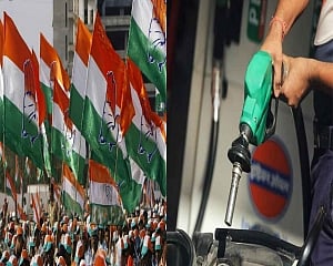 Cong trains guns on govt over fuel prices