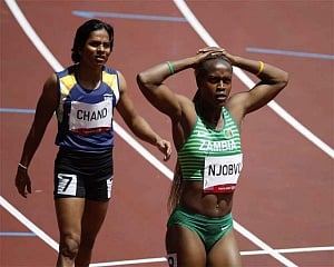 Dutee finishes last in her 200m heat race, fails to qualify for semifinals at Olympics