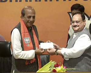 Former TMC MP Dinesh Trivedi joins BJP