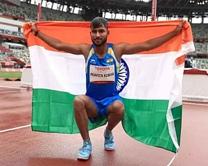 Google was the first coach of Paralympics silver medallist Praveen Kumar