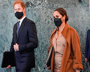 Harry and Meghan visit UN during world leaders' meeting