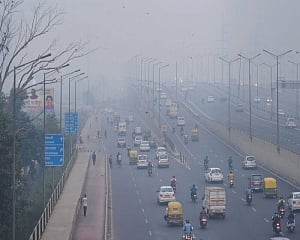 Hazy morning after Diwali, AQI severe post flurry of crackers