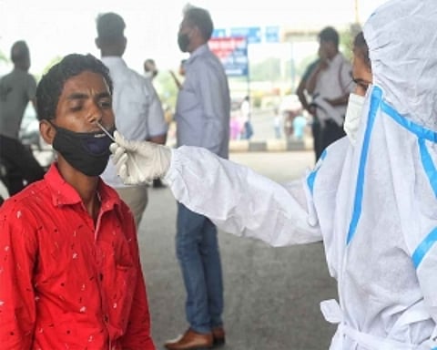 India adds 30,549 coronavirus infections, active cases fall after six days