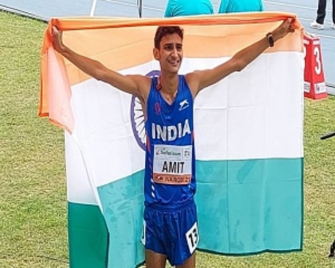 India's Amit Khatri wins silver in 10km race walk at World U-20 Athletics Meet