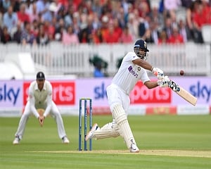 India were 346/7 at lunch on Day 2 at Lord's