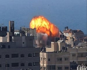 Israeli airstrikes target Gaza sites, first since cease-fire