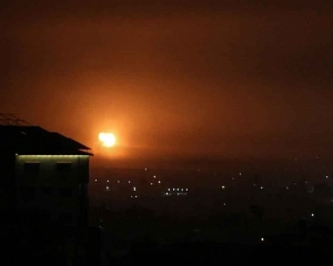 Israeli army says it launched strikes on Hamas site in Gaza