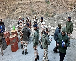 ITBP recce team visits glacier-burst site; DG says tunnel op to continue till trapped are found