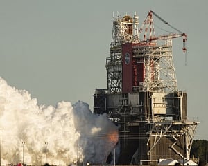 Key NASA rocket test ends with early engine shutdown