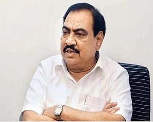 Khadse innocent, but BJP wrongfully targeting him: NCP on ED probe