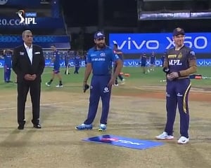 KKR wins toss, asks MI to bat