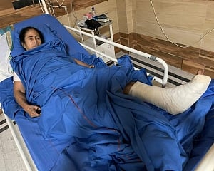 Mamata's tests detected injuries to her ankle, right shoulder, neck: Doctor