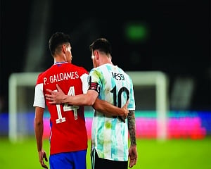 Messi's Argentina draws with Chile