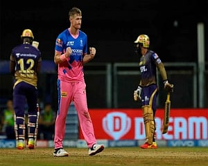 Morris-led pace attack powers Royals to six-wicket win over KKR