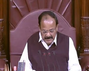 Naidu warns Rajya Sabha MPs against recording proceedings on mobile phones