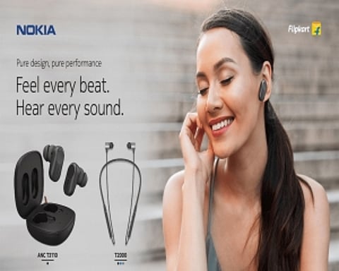 Nokia Bluetooth neckband, wireless earphones launched on Flipkart