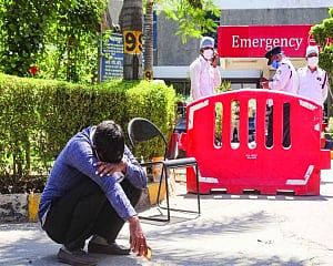 Oxygen only in air! 22 suffocate in hospital