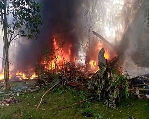 Philippine military's worst air disaster kills 50, wounds 49