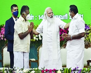PM launches job-creating projects in TN, Kerala