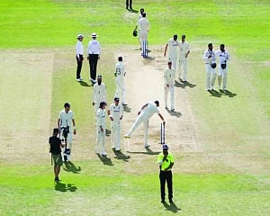 Robinson blows away India