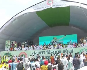 Several farmers converge for ‘Kisan mahapanchayt' in Muzaffarnagar