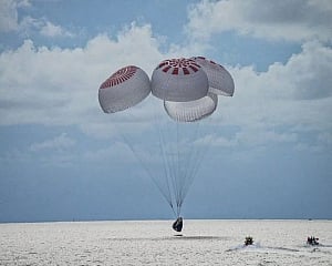 SpaceX returns 4 astronauts to Earth, ending 200-day flight