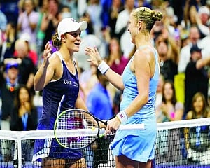 US party over for No 1 Barty