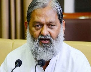 Water issue: Hry minister hits out at AAP, alleges Kejriwal has done 'PhD in speaking lies'