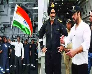 ‘Bhaijaan’ thrills crew at INS Visakhapatnam