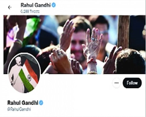 ‘Nehru with Tiranga’ on Cong leaders’ social media profiles