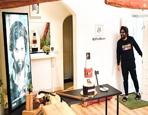 'Pushpa'-themed party to celebrate Allu Arjun's return from vacation