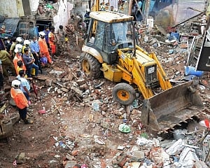 2 killed, 12 injured after residential building collapses in Mumbai