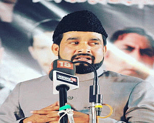 AIMIM UP chief booked for 'disturbing communal harmony'