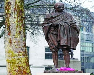 Bapu’s statue in New York destroyed; second such attack in two weeks