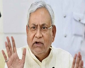 Bihar CM's chopper makes emergency landing due to bad weather condition