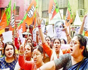 BJP demands Mahua’s arrest for insult to Goddess Kali
