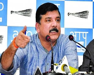 BJP offered Rs 20 crore each to 4 MLAs to switch sides: AAP MP Sanjay Singh