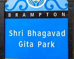 Canadian authorities deny vandalism at Shri Bhagavad Gita Park in Brampton city