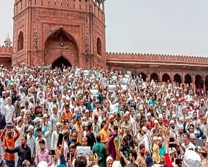 Delhi Police files FIR in connection with protests outside Jama Masjid over Prophet remarks