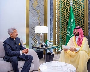 EAM Jaishankar calls on Saudi Crown Prince Mohammed bin Salman, hands over PM Modi's written message