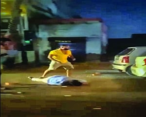 Ex-cop’s son beaten to death with bricks over parking row at eatery