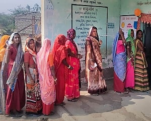 Gujarat records 63.14 pc voter turnout in first phase of Assembly polls, down from 66.75 pc in last election