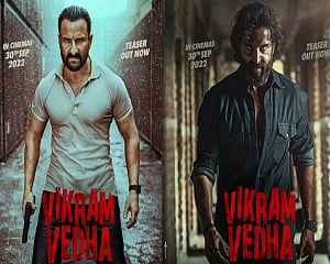 Hrithik, Saif amp up action in 'Vikram Vedha' Hindi remake teaser