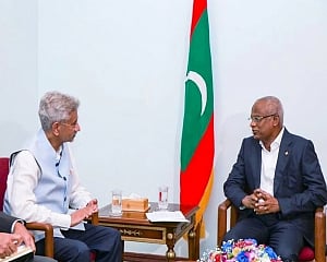 Jaishankar calls on Maldivian President Solih; discusses special partnership between the two countries