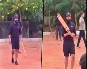 KGF star Yash plays cricket with local boys