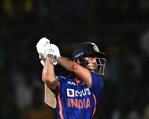 Kishan's 76 powers India to 211/4 against South Africa in first T20