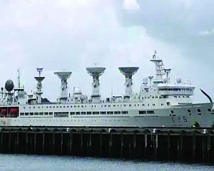Lanka lets Chinese ‘spy ship’ dock near India days after delaying arrival