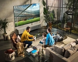 LG unveils world's largest OLED TV at US trade show