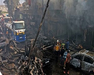 Market blast in north Syria kills at least 9, wounds dozens