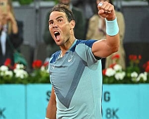 Nadal gives edge to Alcaraz in Madrid Open showdown